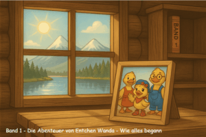 📘 Band 1- Die Abenteuer von Entchen Wanda - Wie alles begann (V1.0 A5 Querformat PDF-Download)